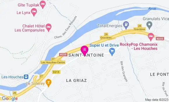 Localisation Restaurant  Le Gandhi