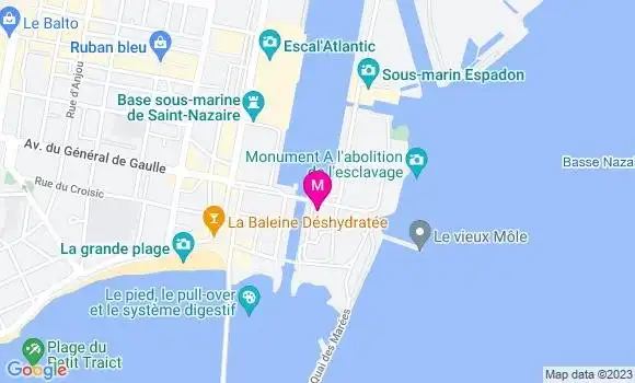 Localisation Crêperie Le Nazaire