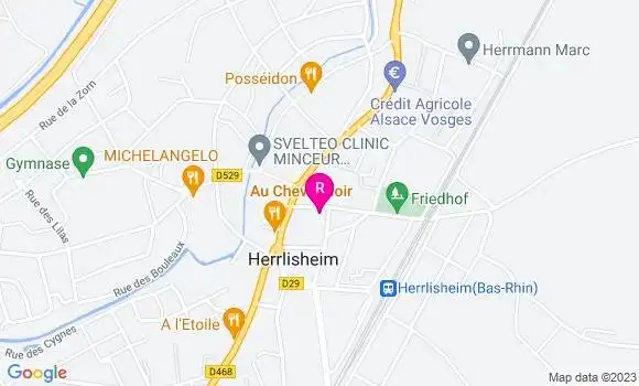 Localisation Restaurant  Au Chasseur
