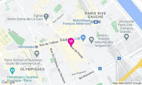 Localisation Café Le Petit Patay