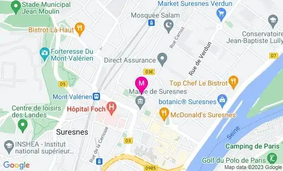 Localisation Restaurant  L
