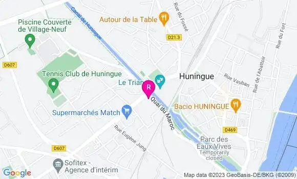 Localisation Restaurant  Café Centrale