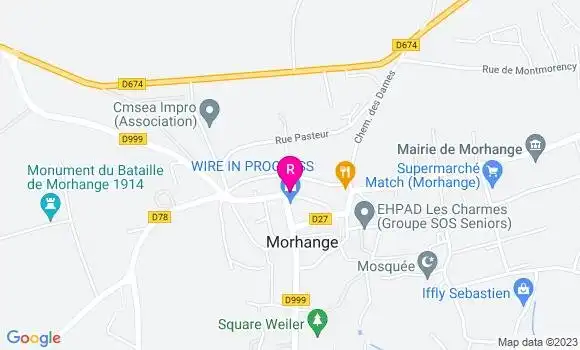 Localisation Restaurant  Café de la Gare