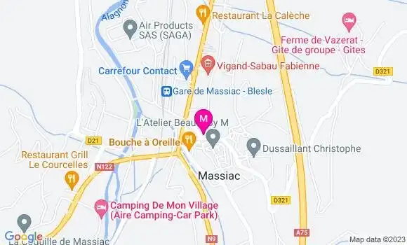 Localisation Restaurant  Le Montel
