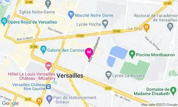 Localisation Restaurant Bar Le Montbauron