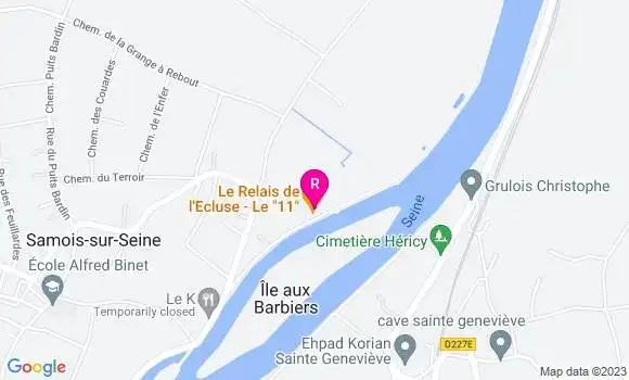 Localisation Restaurant  Le Relais de l