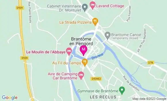 Localisation Restaurant  Au Fil de l