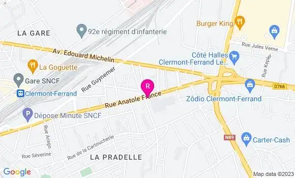 Localisation Restaurant Bar L