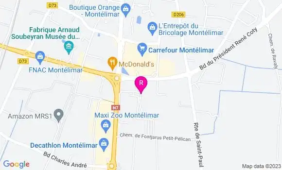 Localisation Restaurant  Les Terrasses
