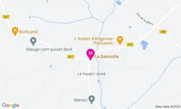 Localisation Restaurant  La Gavroche