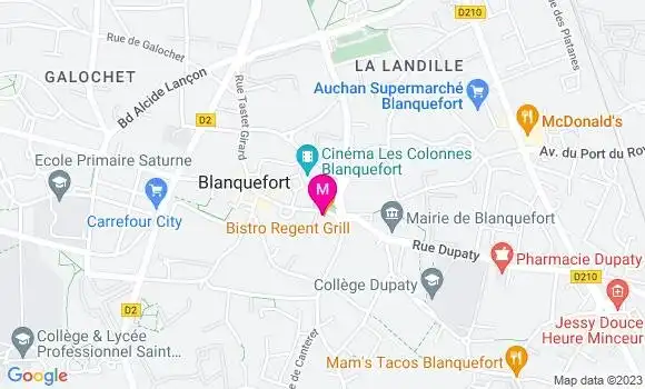 Localisation Bistrot Bistro Regent
