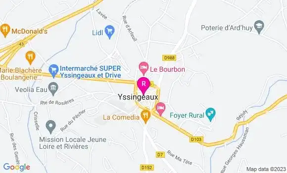 Localisation Restaurant  L