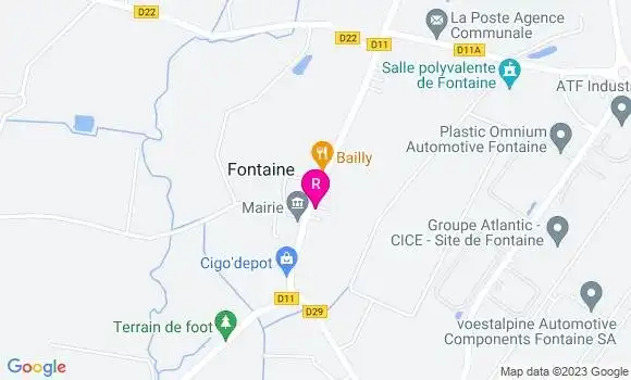 Localisation Café du Tilleul