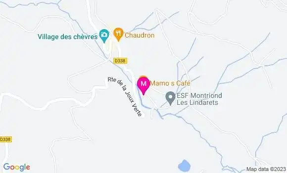 Localisation Restaurant  Les Barmettes