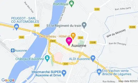Localisation Crêperie Les Blés d