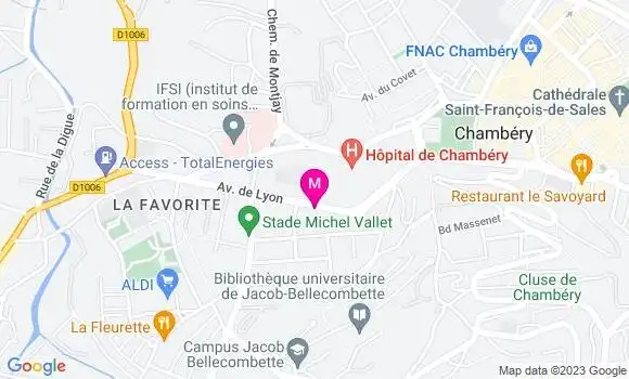 Localisation Pizzeria Le Valentino