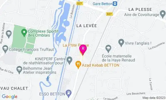 Localisation Restaurant Italien La P