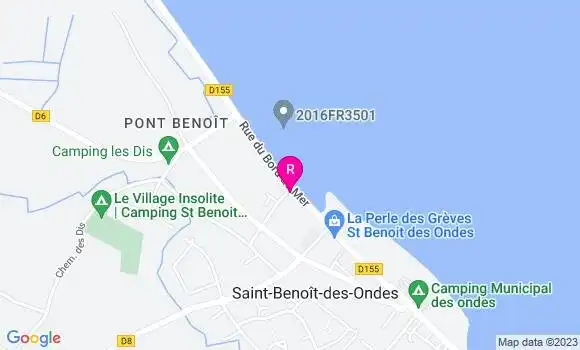 Localisation Restaurant  Face à la Mer