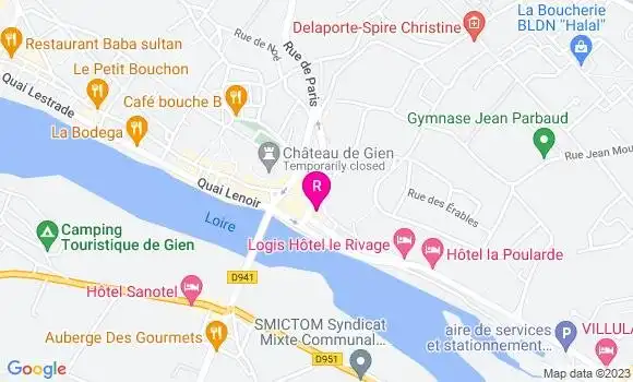 Localisation Restaurant Bar Le Saint Louis
