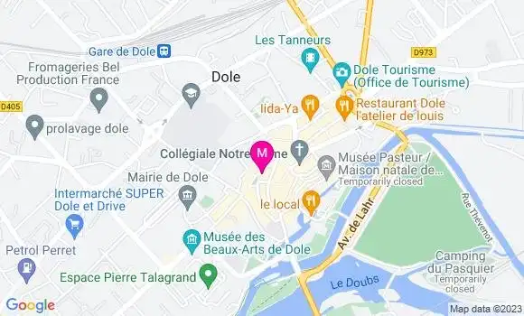 Localisation Bistrot de la Place aux Fleurs