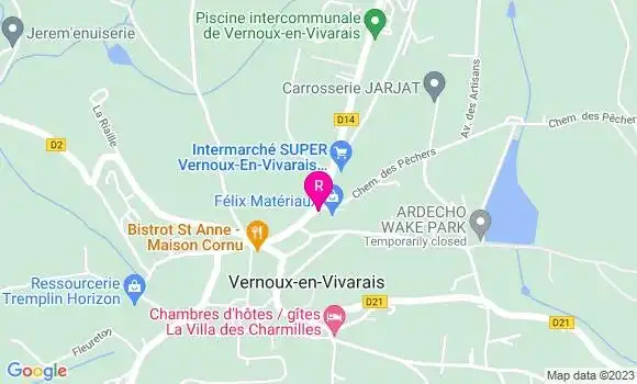 Localisation Bistrot de la Gare