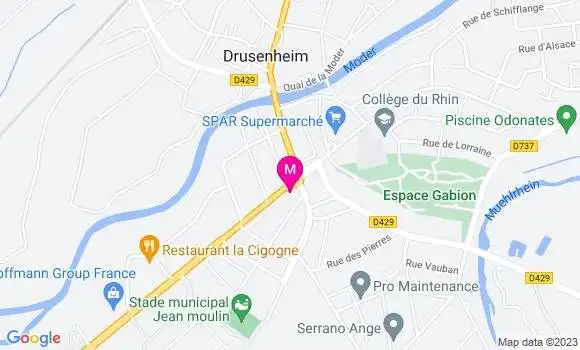 Localisation Restaurant  A l