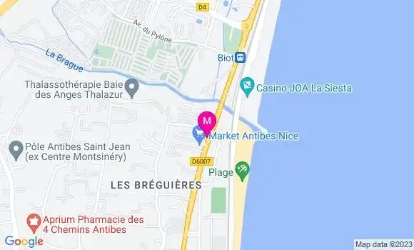 Localisation Pizzeria L