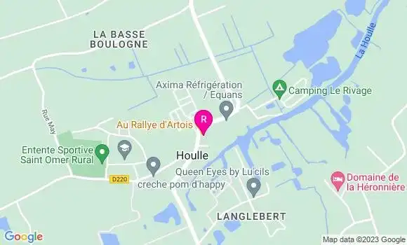 Localisation Restaurant  Au Rallye d
