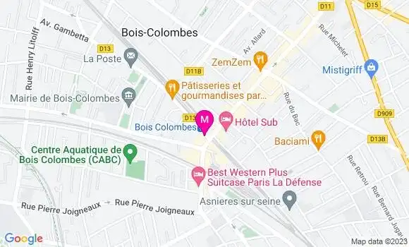 Localisation Bistrot Bistro de Paris