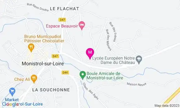 Localisation Restaurant  Espace Beauvoir