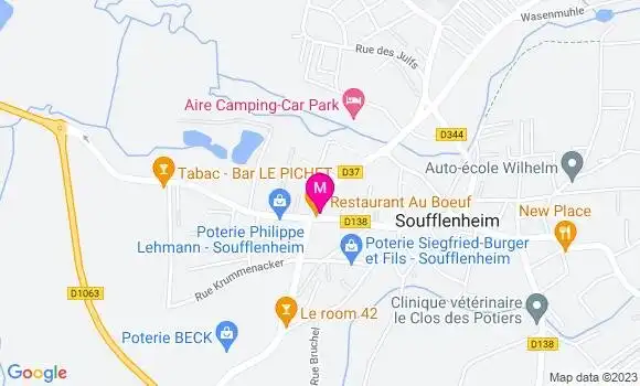 Localisation Restaurant  Au Boeuf