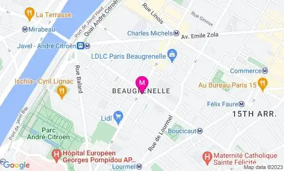 Localisation Restaurant  Gloriette Café