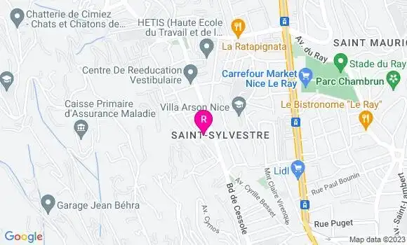 Localisation Restaurant Bar La Cave Saint Tropez