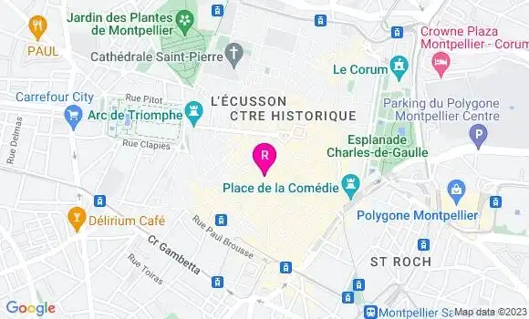 Localisation Restaurant  L
