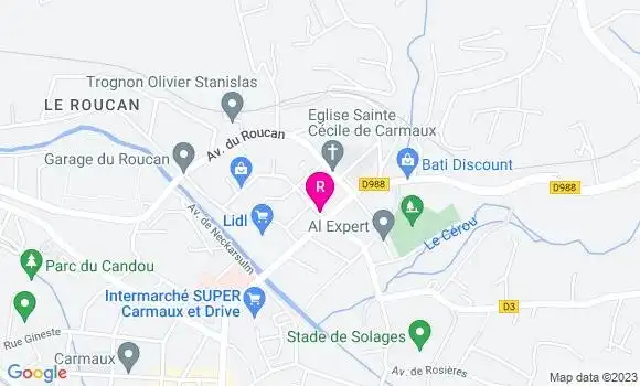 Localisation Restaurant  Le Four à Pizza