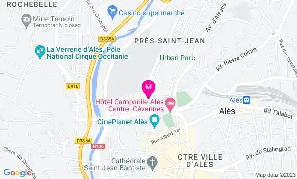 Localisation Cafétéria Le Bahut