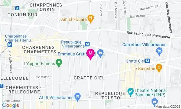 Localisation Restaurant Bar Le 25
