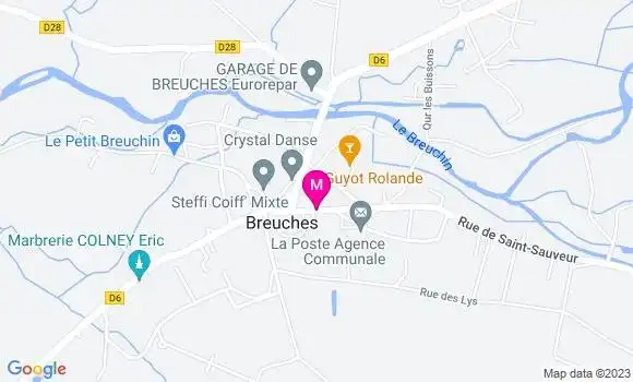 Localisation Café des Sports