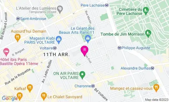 Localisation Restaurant Africain L