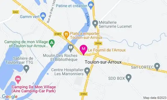 Localisation Restaurant Bar Bar des Sports