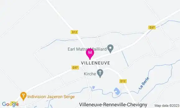 Localisation Auberge de Champagne