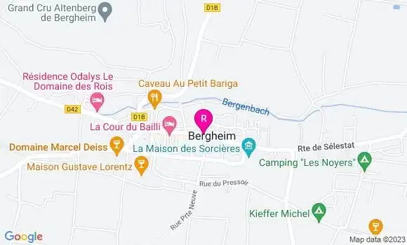 Localisation Brasserie La Mosaïque