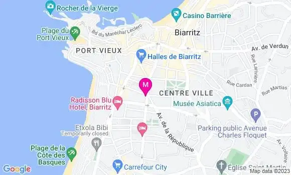 Localisation Restaurant  La Cantina