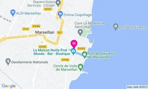 Localisation La Taverne du Port