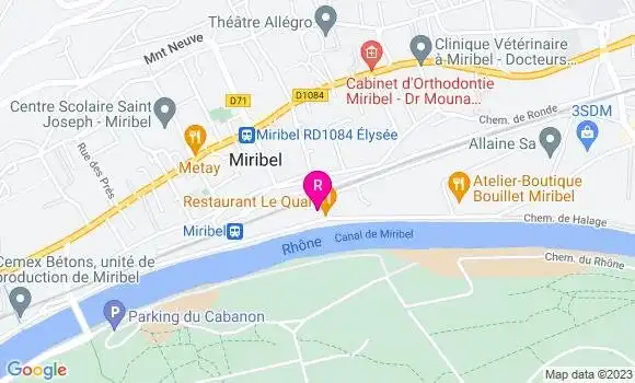 Localisation Restaurant  Le Quai
