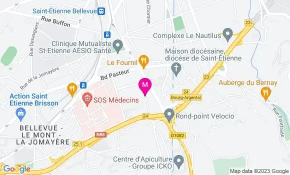 Localisation Restaurant  Cité des Gourmets