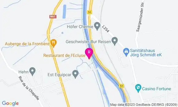 Localisation Restaurant de l