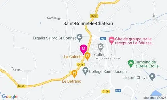Localisation Restaurant Bar Au Bar des Amis