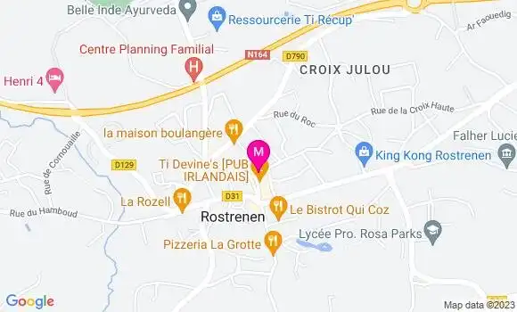 Localisation Pizzeria Le Kumquat