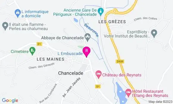 Localisation Restaurant  L